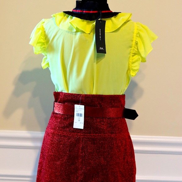 Yellow Ruffle Blouse - Picture 5 of 10
